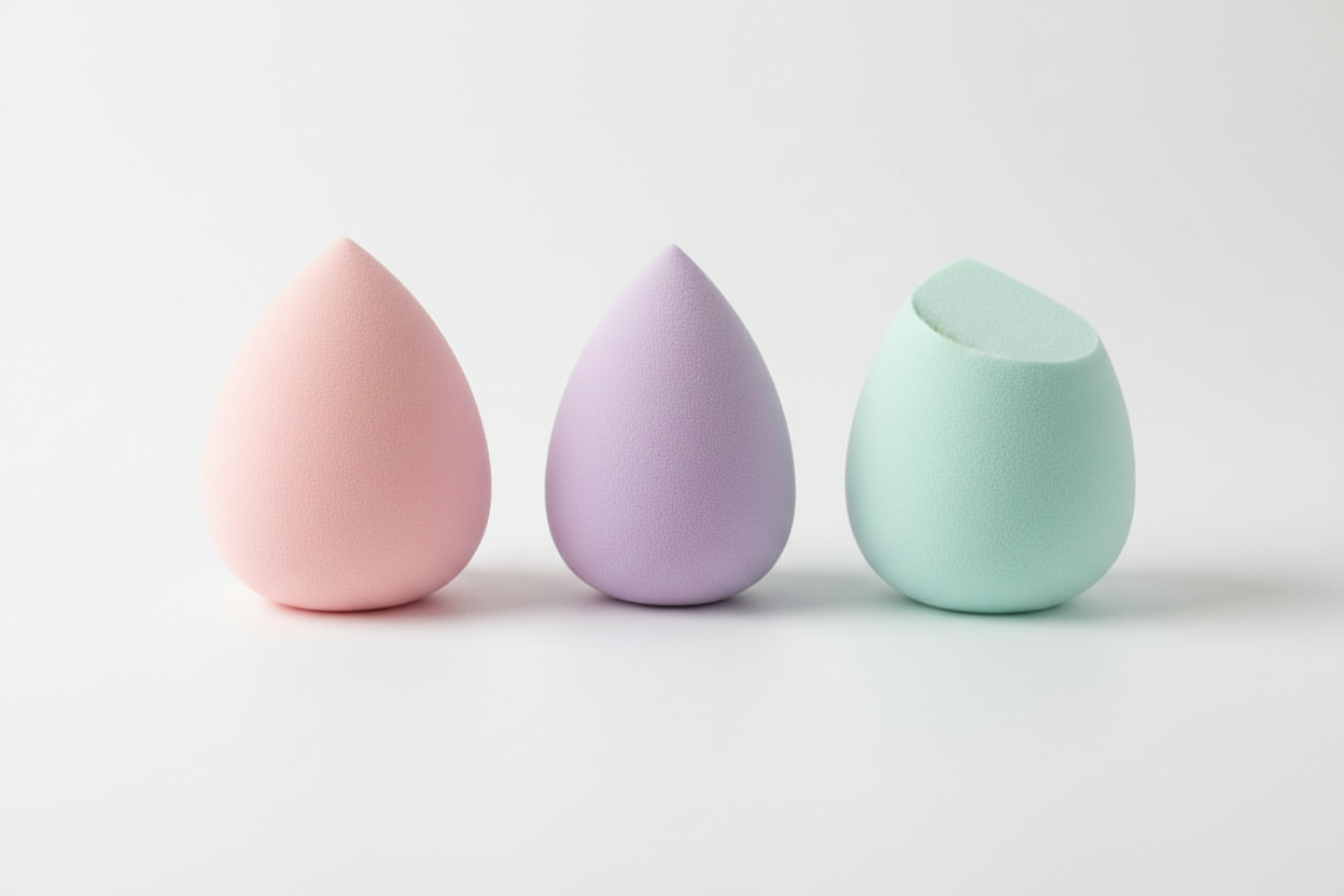 Our soft and fluffy beauty blenders are perfect for that overall seamless blend for both liquid and cream products. Available in three different shapes: